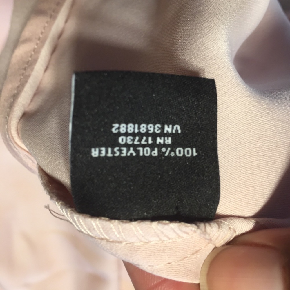 ~1X~ Victoria Beckham Blush Bunny Collared Dress - Picture 6 of 7